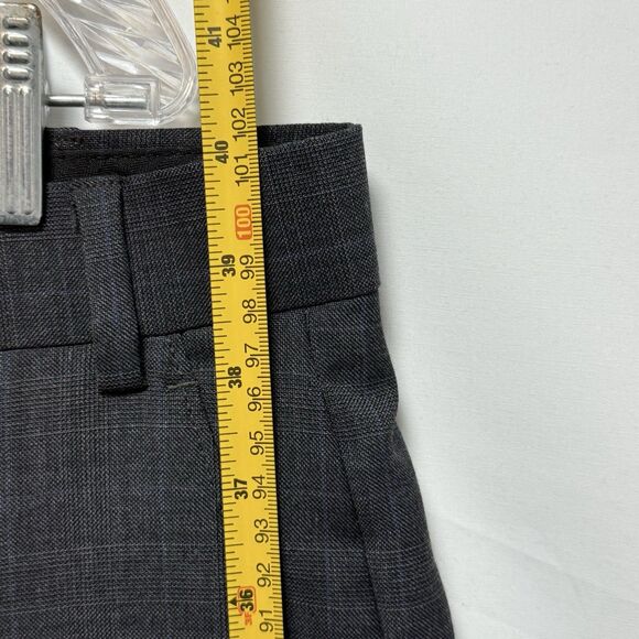 Lauren Ralph Lauren Men’s Wool Blend Dress Pants Gray 38x30 Flat Front - Picture 11 of 13